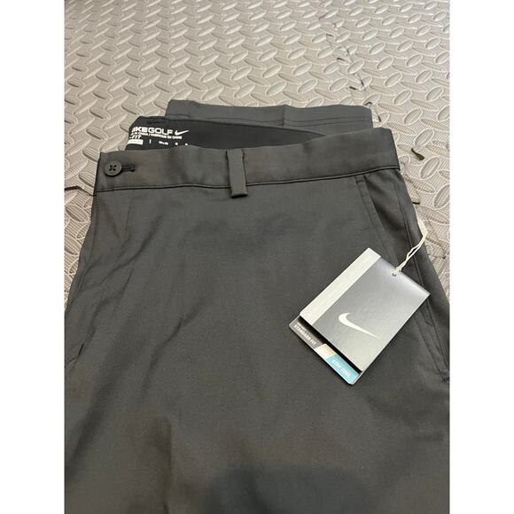 NWT Nike Golf Pants 36x32 Gray Dri Fit Tour Performance Tech Flex 639779-010 - Picture 4 of 8
